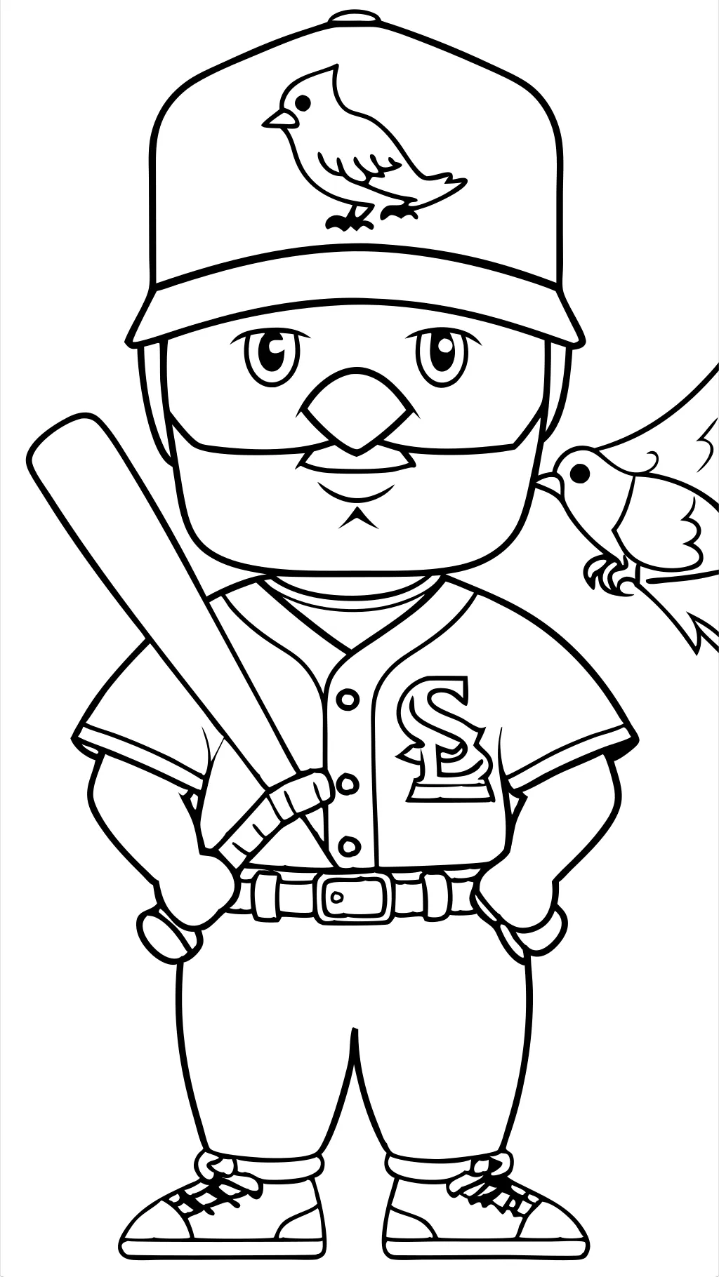 coloriages de cardinals St Louis